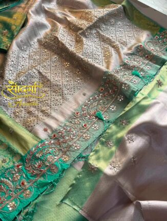 Saadgi Regal 100% Pure Kanjivarm Saree