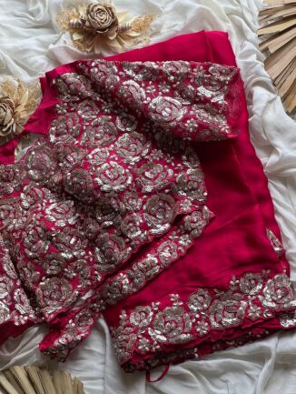 One minute ready to wear saree