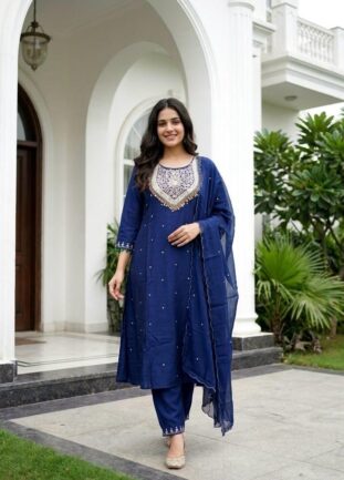 Premium Russian Silk Suit Set