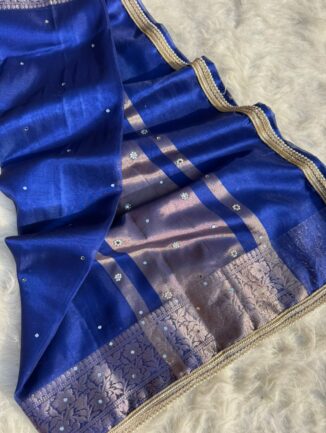 Banarasi Glass Tissue Silk Saree