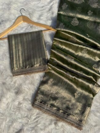 Banarasi Glass Tissue Silk Saree