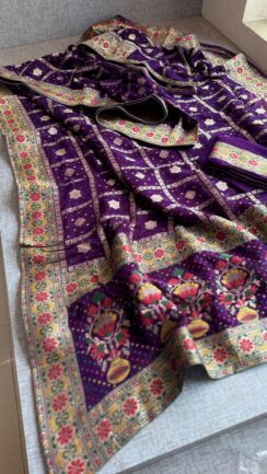 100 % Pure Khaddi Georgette Saree