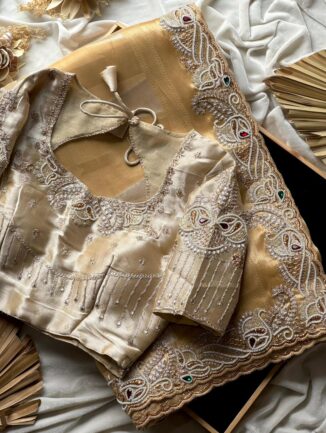 Bridal Tissue Silk Saree – Crafted for Your Most Cherished Moments