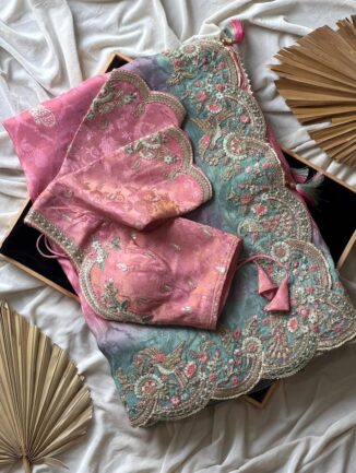 Premium Dola Silk Saree – Elegance in Every Shade