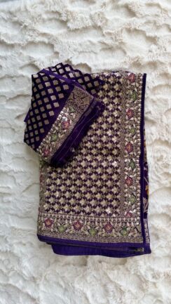 Pure Soft Khaddi Georgette Saree