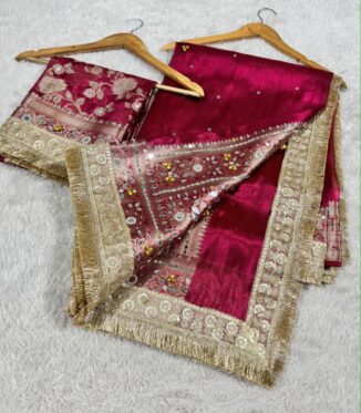 Maharani Tissue Silk Saree — Most Viral & Most Demanding