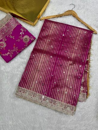 Banarasi Organza Tissue Ekatara Weaving Saree