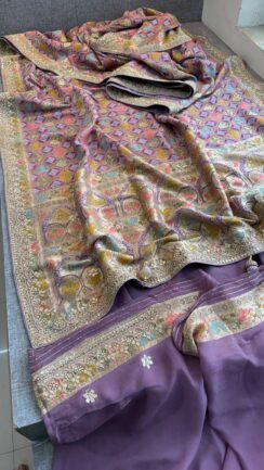 Pure Khaddi Georgette Banarasi Saree