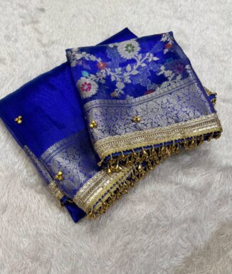 Maharani Ghungroo Banarasi Saree